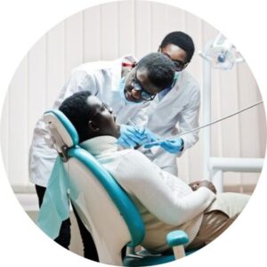 Dentists at work at St. Dotam