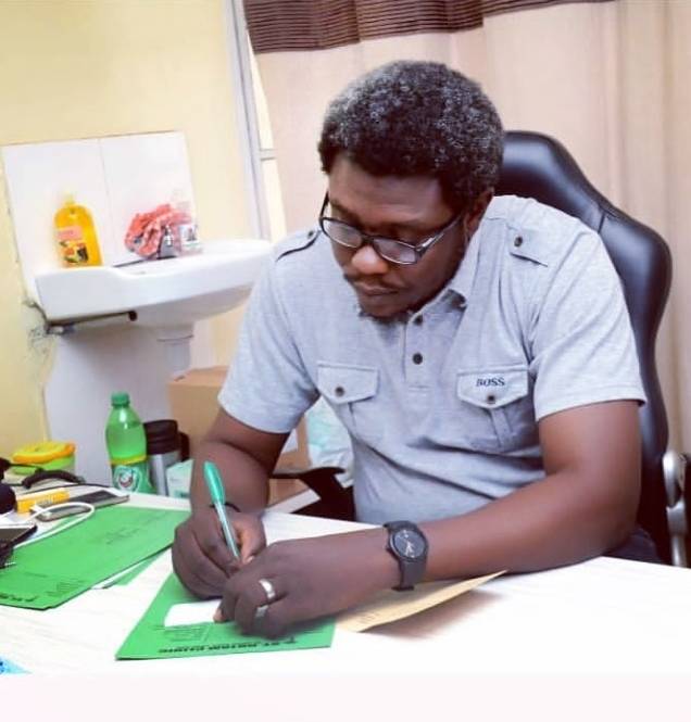 Dr Oludotun Jonathan Oshikoya. Owner and medical director of St. Dotam Clinic, Ijebu Ode.